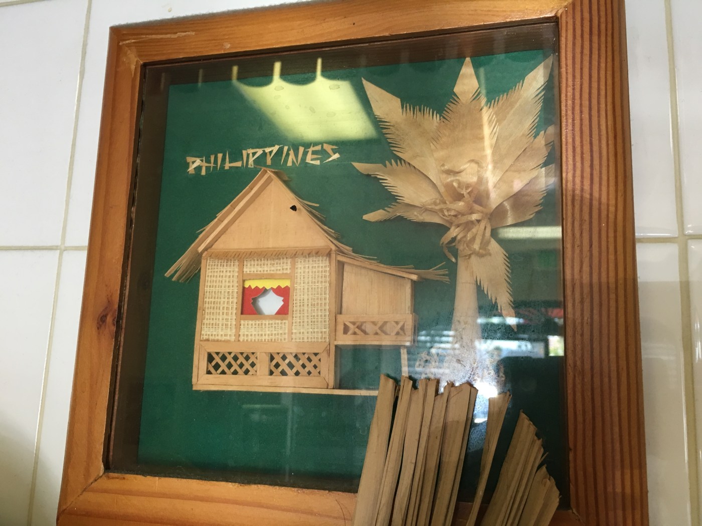 Filipino Decorations at D.J. Bibingkahan Restaurant and Bakeshop in West Covina, California