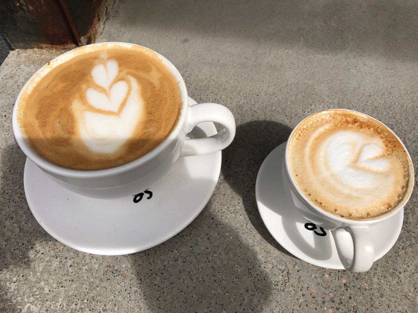 I Like You a Latte - Steam Espresso Bar's Latte and a Cappuccino in Denver, Colorado