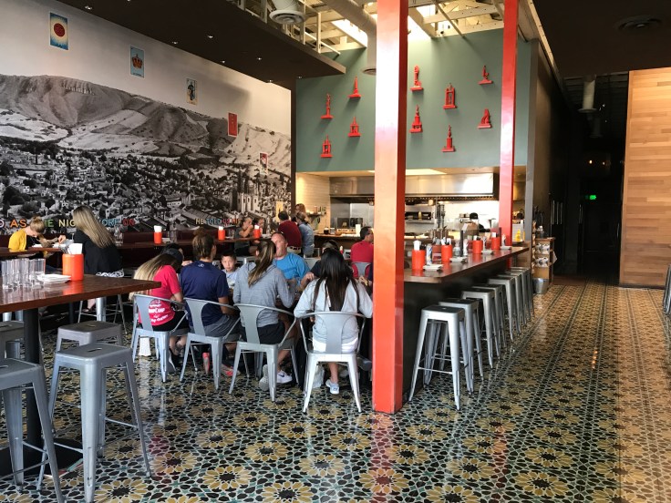 An Interior Shot of Tacolicious Restaurant in Downtown Palo Alto, California