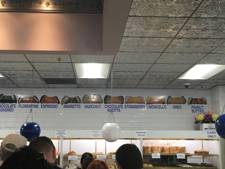 Giant Containers of Baker's Twine (Used to Wrap Up Baked Goods) Hang from the Ceiling at Mike's Pastry
