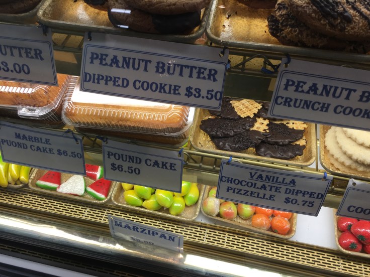 Cookies and Pastries on Display at Mike's Pastry in Boston, Massachusetts