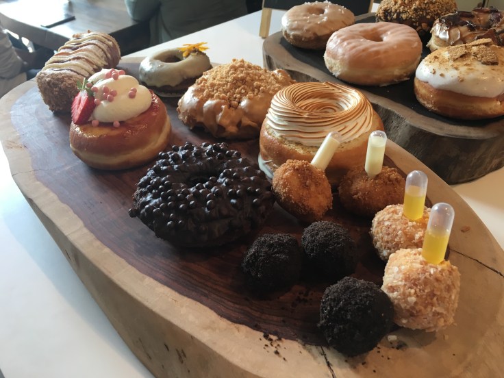 Spiked Donut Holes and Tasty Treats Line the Counter at The Salty Donut in the Wynwood Art District of Miami, Florida