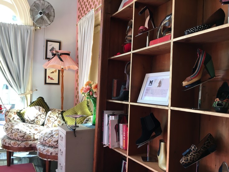 Antique Furniture, Heels and Shoe Books Decorate The Cook, His Wife & Her Shoes in Surry Hills, Australia