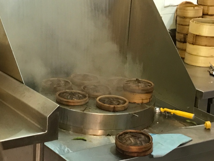 Steam Room - The Dumpling Steamer at Lee Kitchen in Toronto Pearson International Airport in Canada