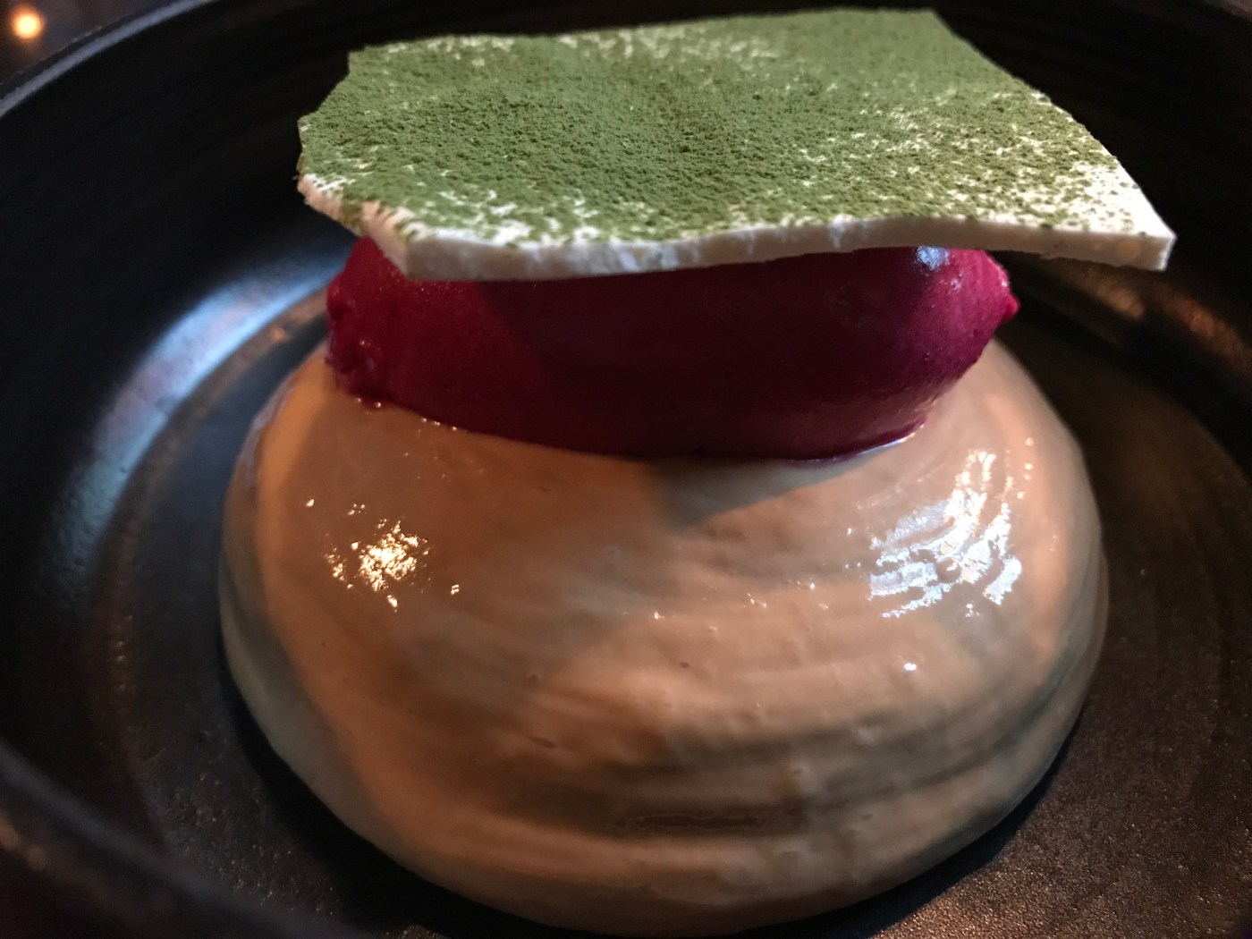 Dillicious - Brown Cheese, Beet and Meringue at Dill Restaurant in Reykjavík, Iceland