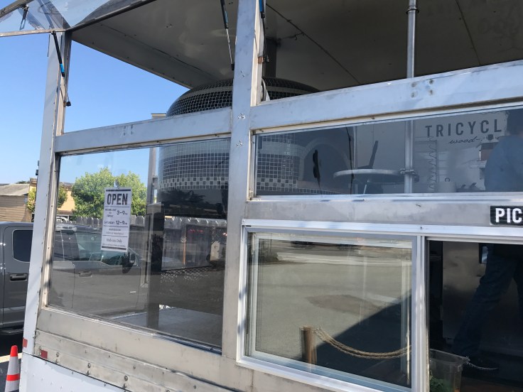 Window Shopping - Monterey's Tricycle Pizza Has Glass Windows Surrounding its Pizza Mobile, so You Can Keep an Eye on Your Grub