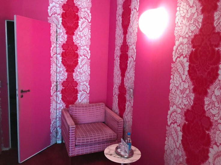 The Pink Panther Would Love it Here - A Hot Pink Room at Hôtel du Petit Moulin in Paris, France