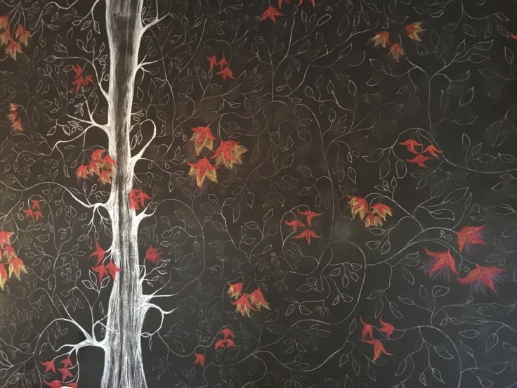 Falling in Love with the Hand Drawn Walls at A Tiny Place in Hobart, Tasmania