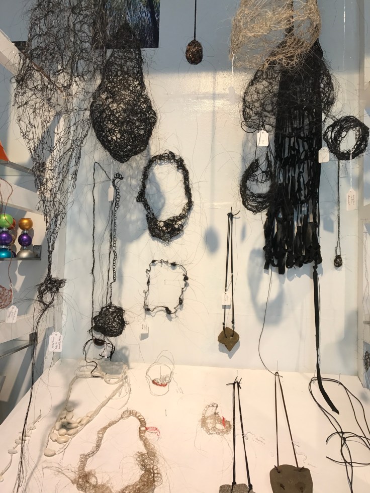 Locks of Love -  Jewelry Woven From Icelandic Horse Hair by Local Artist Ásta Vilhelmína Guðmundsdóttir as Seen at ​Kirsuberjatréð in Reykjavík, Iceland
