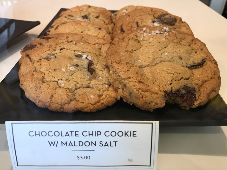 Is that Cookie Missing a Bite? - Decadent Chocolate Chip Cookies with Maldon Salt at Drip Line in Oakland, California