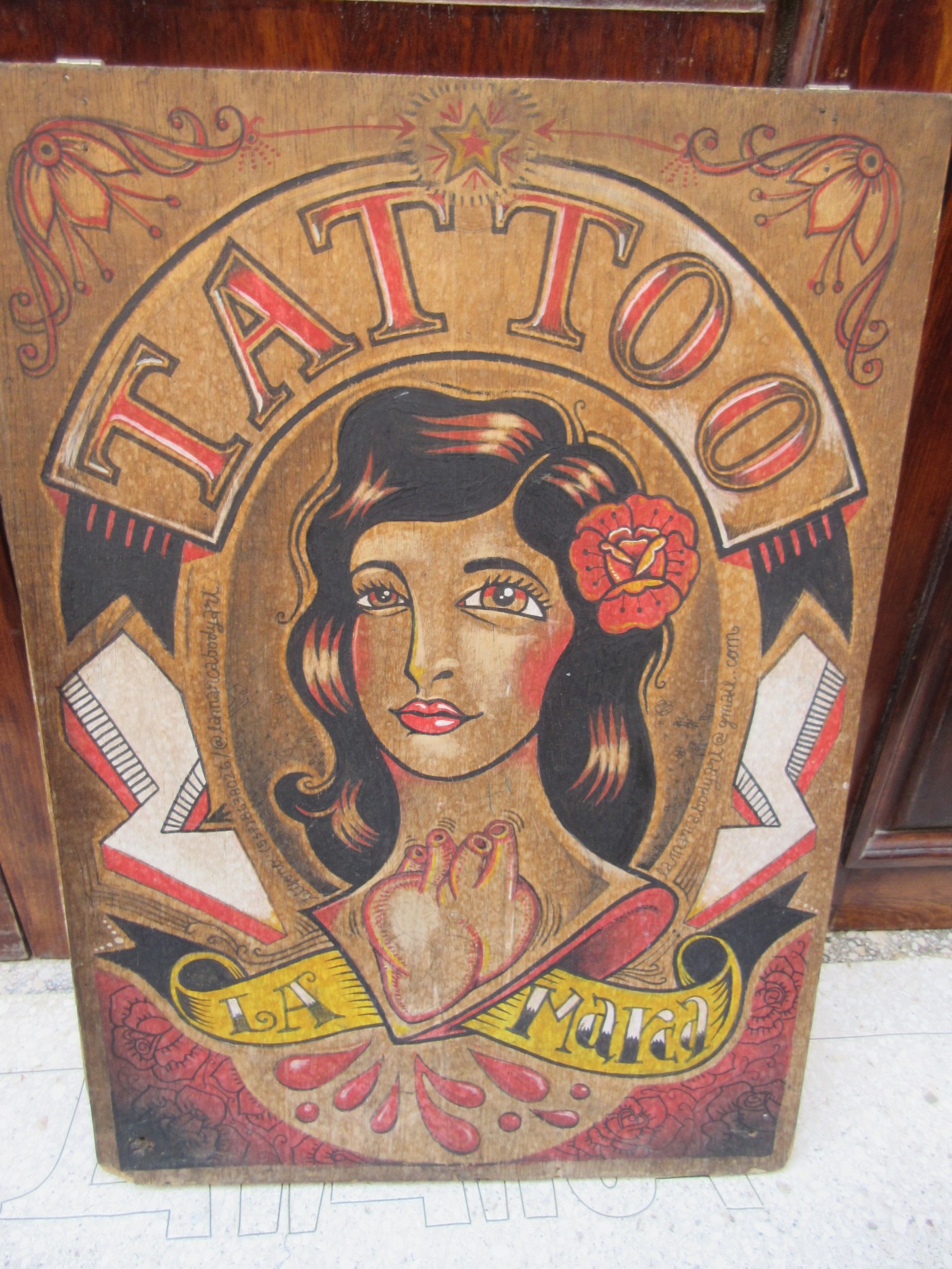 La Marca Tattoo Shop and Art Gallery in Old Havana (Habana Vieja), Cuba