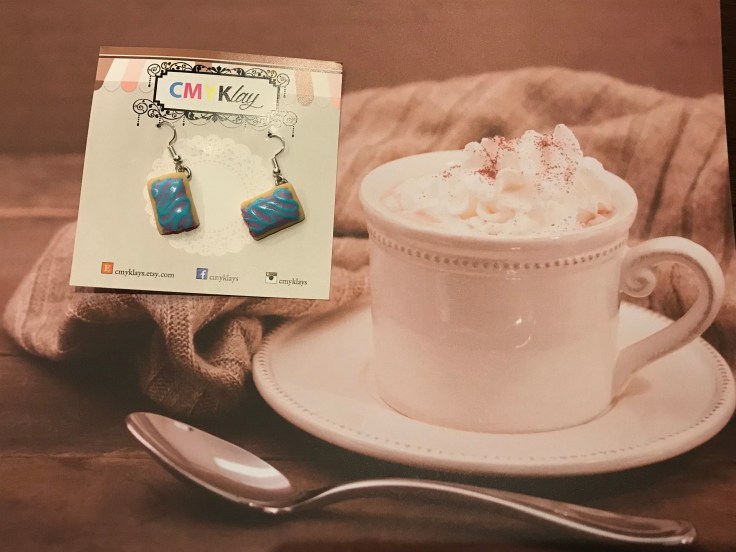 Pop it Like it's Hot - Wild! Berry Pop-Tart Earrings by CMYKlays