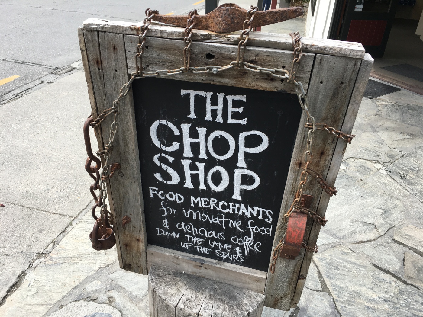 Innovative Grub at The Chop Shop Food Merchants in Arrowtown, New Zealand