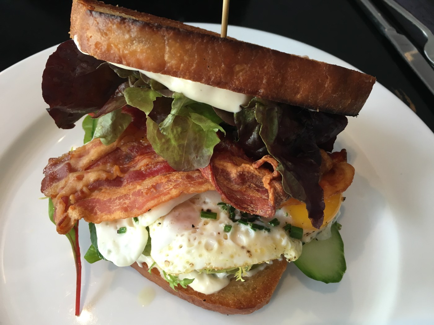 So That’s Where All the Bacon Went - A Massive BLT and Fried Egg Sandwich at Bodega in Copenhagen, Denmark