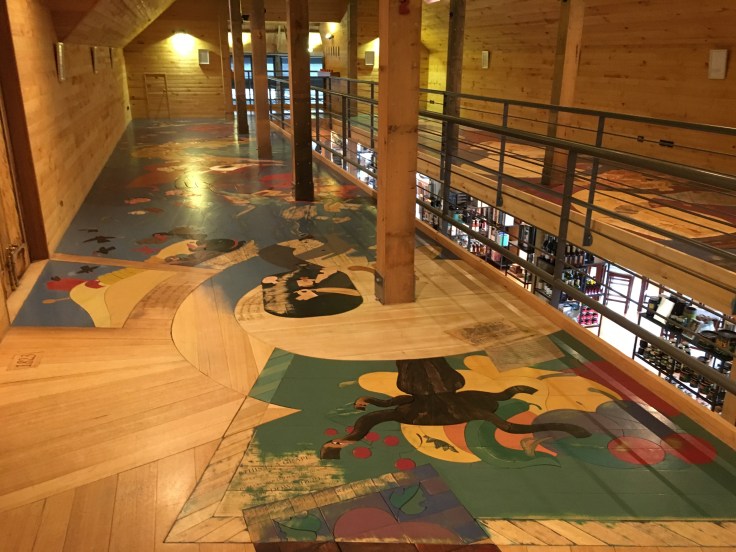 It's Okay to Stare at the Floor - Local Artist Tom Samek's Art Installation at Frogmore Creek