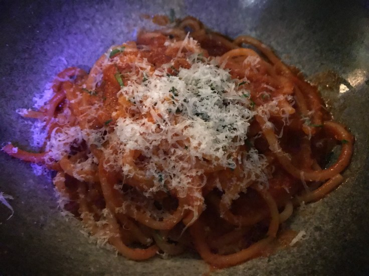 Spicy Arrabiata Pasta Made With Garlic and Arbol Chile at Asa in Los Altos, California