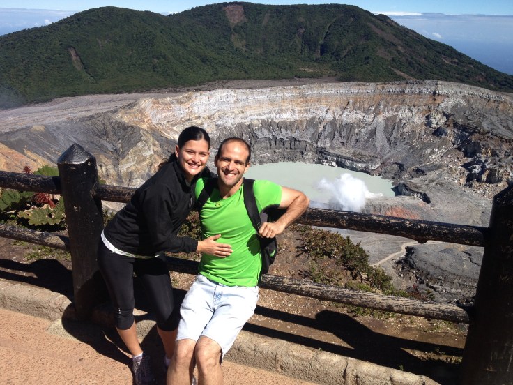 Doron Nadivi and His Wife, Sofia Rojas, at Poas Volcano National Park - Photo Courtesy of Doron Nadivi