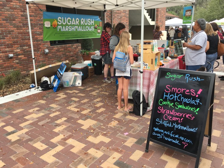 Sugar Rush Marshmallows at the Winter Garden Farmers' Market in Florida