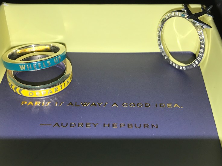 Souvenirs for Your Eyes - Jet Set Candy's "Flying Colors" Stackable Rings and its Homeward-Bound Adventure-Bound Airplane Ring