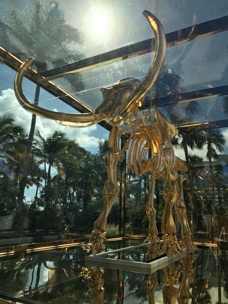 There's an Elephant in the Room - Damian Hirst's, "Gone, But Not Forgotten," at the Faena Hotel in Miami, Florida