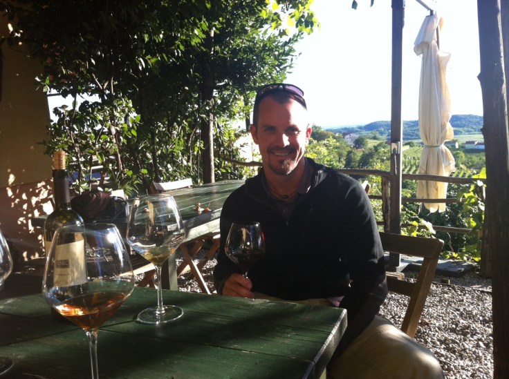 Enjoying a Glass of Fine Slovenian Wine in the Goriška Brda Region - Photo Courtesy of Matt Holmes