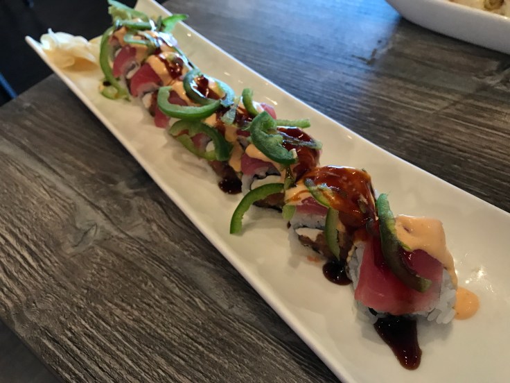 Blisters that Feel Good - The Shishito Kamikaze Roll at Sushi Confidential in Campbell, California