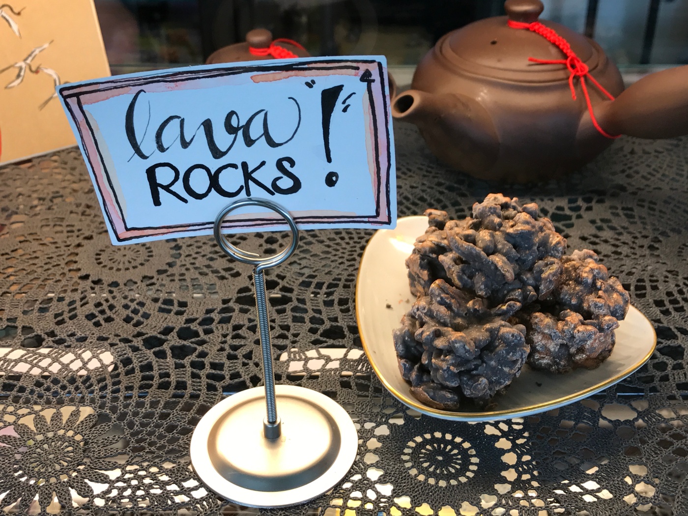 Lava Rocks at Kumiko, a Japanese Style Teahouse in Reykjaviík, Iceland