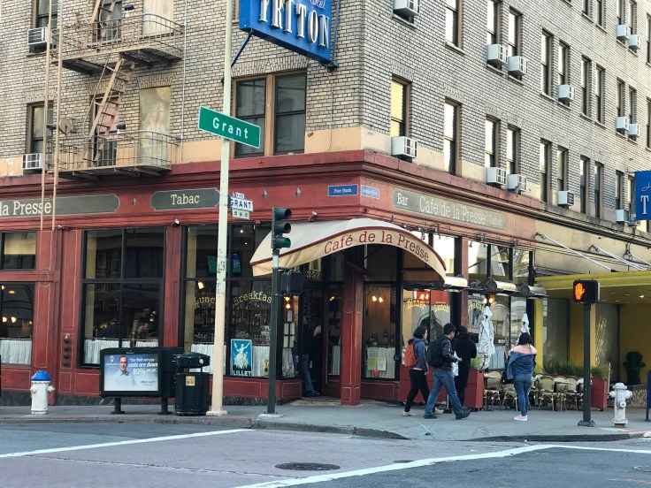 Café de la Presse in San Francisco, California