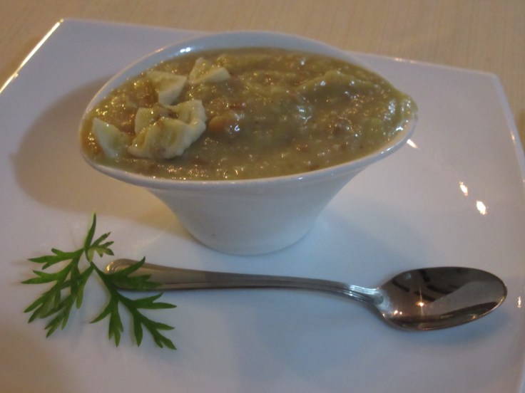 El Romero Eco Restaurant in Las Terrazas Serves a Fantastic Cuban Desserts Known as Chalupa - It's Made with Palm Leaf, Sweet Potatoes, Coco Meat and Peanuts