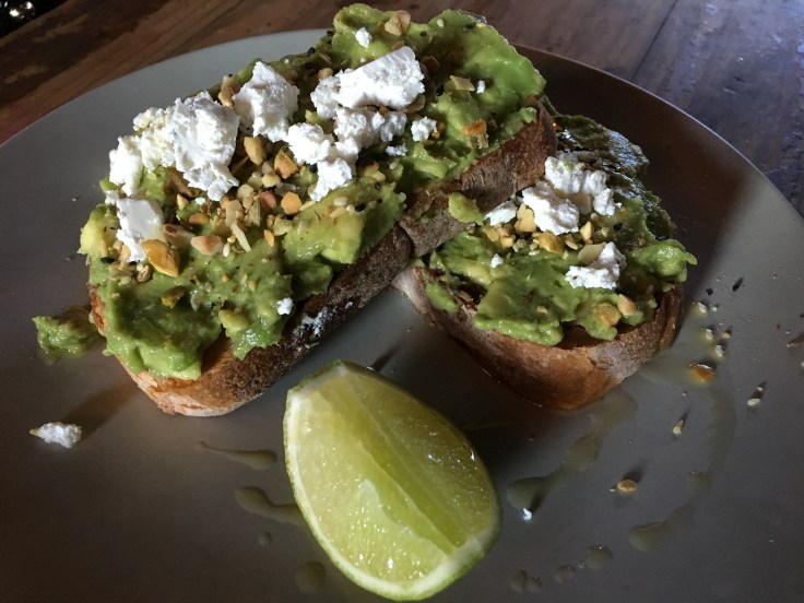 The Avocado on Toast Brekkie at Alfred & Constance in Brisbane, Australia's Fortitude Valley